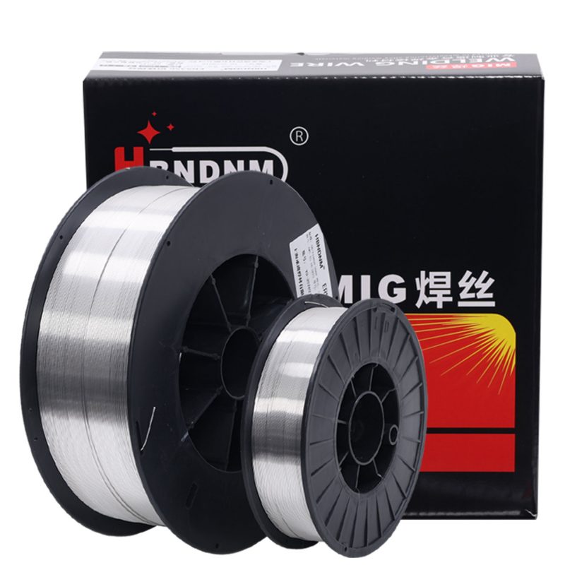 Gas shielded aluminum welding wire